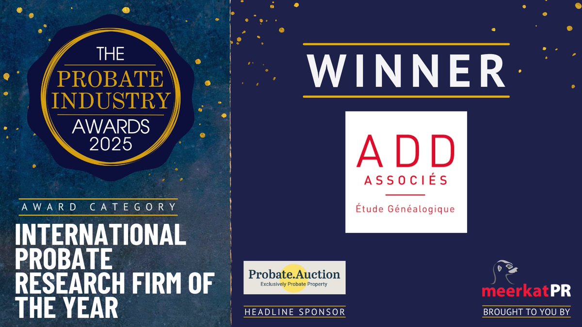 The Probate Industry Awards tweet media