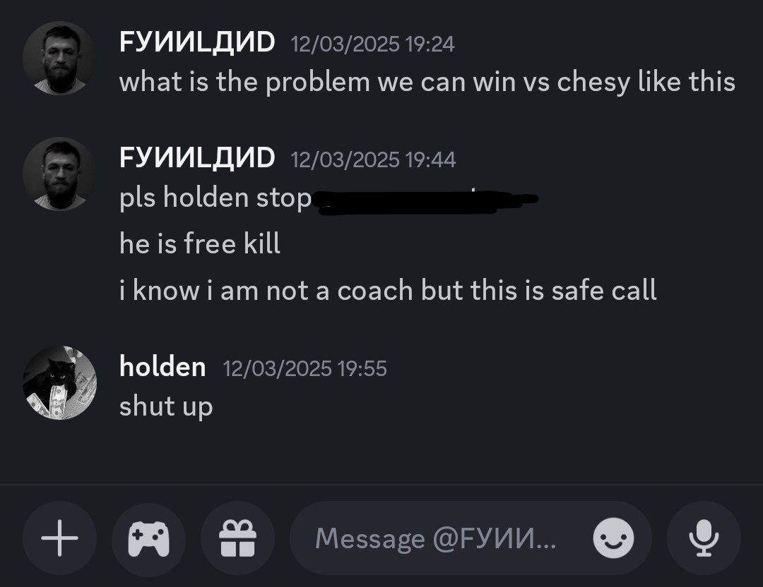 shut up.