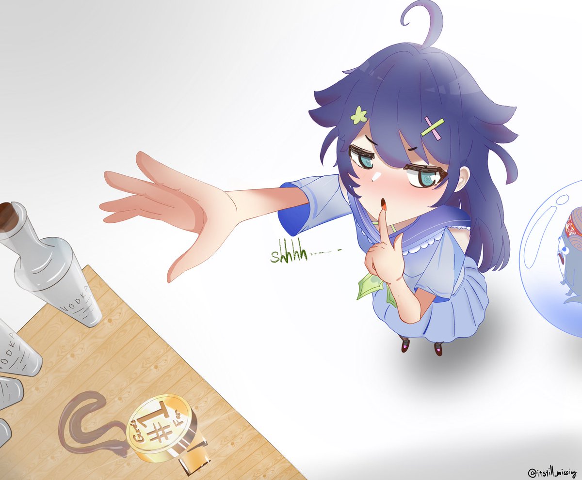 itstill_missing's tweet image. Shhhh….. 🐟🥃
#senzawa  #gawrt