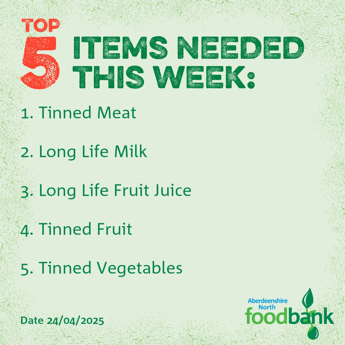 📢 We’re in Urgent Need of Essentials! 🥫🍑

Can you help us support local families in need? We’re currently running low on some key food items and would be so grateful for donations of:
🥫 Tinned Meat

🥕 Tinned Vegetables

🍑 Tinned Fruit

🧃 Long Life Juice

🥛 Long Life Milk