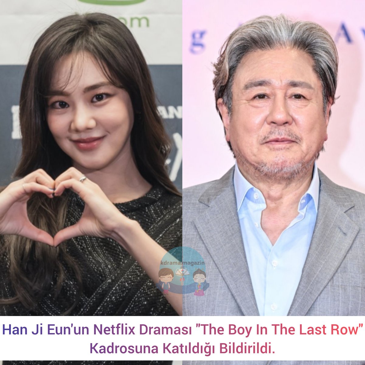 kdrama_magazin's tweet photo. #HanJiEun'un Netflix Draması #TheBoyInTheLastRow Kadrosuna Katıldığı Bildirildi.
🎬#ChoiMinSik'in hizmetçisi olan Sun Min-hee'yi canlandıracak.
#ChoiHyunWook #HeoJoonHo #LeeJinWoo #JinKyung #MoonJungHee #ChoHanCheol https://t.co/AYGEWOsnzd