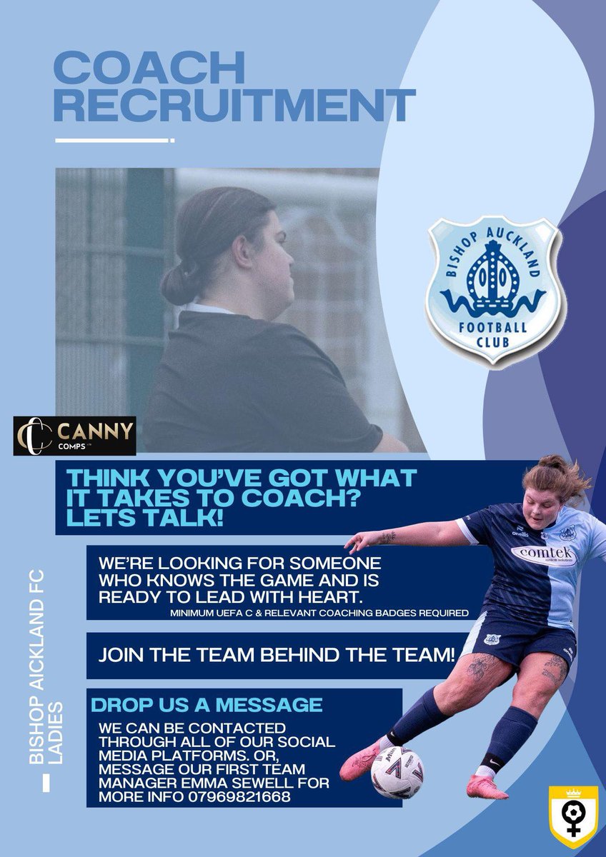 Come and be part of our team  

#twoblues #footballfamily
