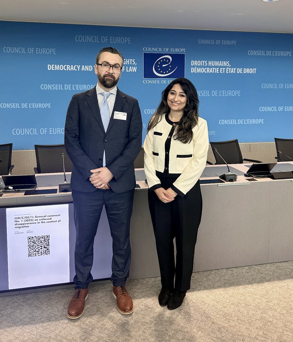 ICMP (@theicmp) on Twitter photo #ICMP’s CSI Manager @Goranbatic and <a href="/BatoulKarbijha/">Batoul Karbijha</a>, co-founder of the Families of Missing Asylum Seekers, at a key @CoE conference in Strasbourg this week on the urgent issue of #MissingMigrants. The event brought together parliamentarians, experts, civil society, and families #ICMP’s CSI Manager @Goranbatic and <a href="/BatoulKarbijha/">Batoul Karbijha</a>, co-founder of the Families of Missing Asylum Seekers, at a key @CoE conference in Strasbourg this week on the urgent issue of #MissingMigrants. The event brought together parliamentarians, experts, civil society, and families