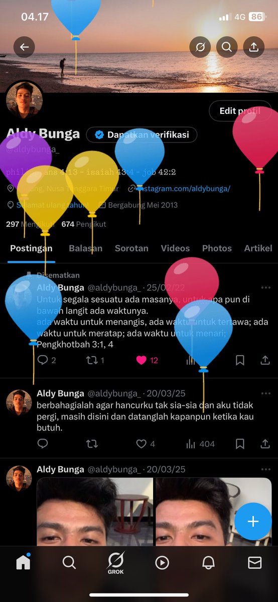 aldybunga_'s tweet photo. mksih ya https://t.co/TZg5IKK73d