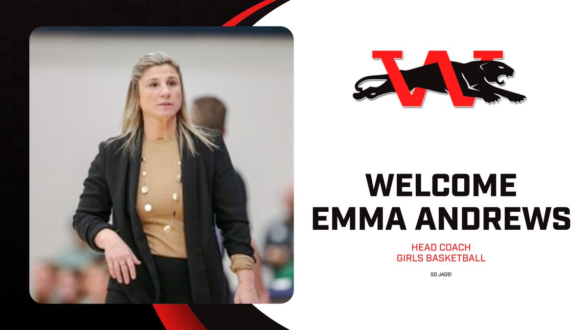 Hey everyone! We are so excited to have Coach Andrews take over as our head girls basketball coach! Go Jags!