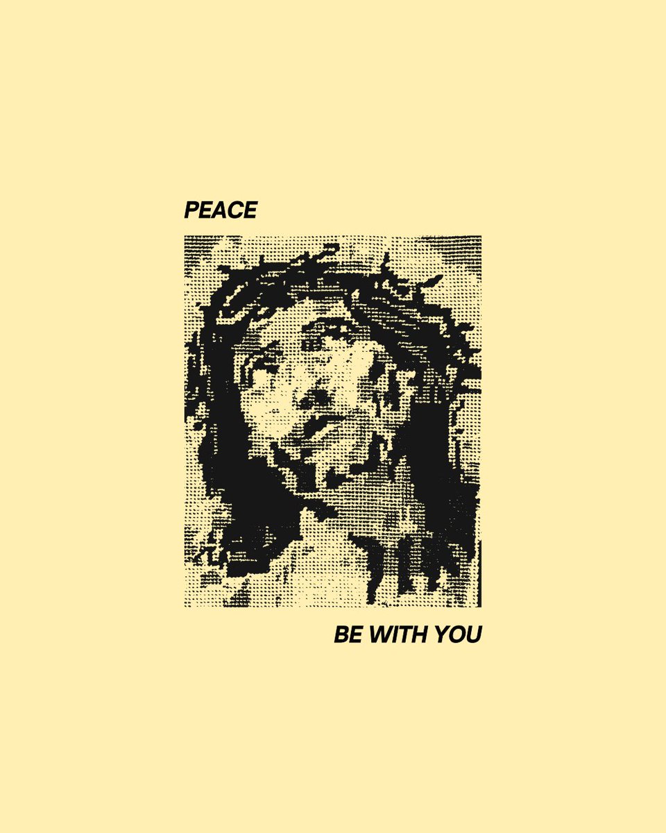 The first words Jesus spoke to His disciples after the Resurrection were these: “Peace be with you.”

This is the power of the Resurrection:
the defeat of death,
the defeat of fear.

It is the victory of our Prince of Peace.

Today, let us ask Jesus to be the Prince of Peace in