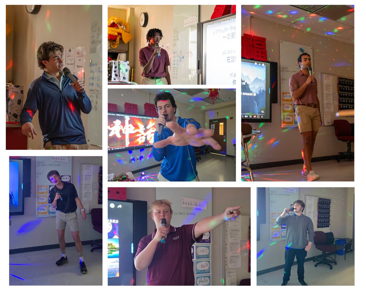 The Chinese Karaoke Project was a hit! Our students had a blast singing their favorite Mandarin songs, learning the language, boosting confidence, and having fun. What a great way to wrap up the year! <a href="/DeSmetJesuitHS/">De Smet Jesuit</a> 🎤👏