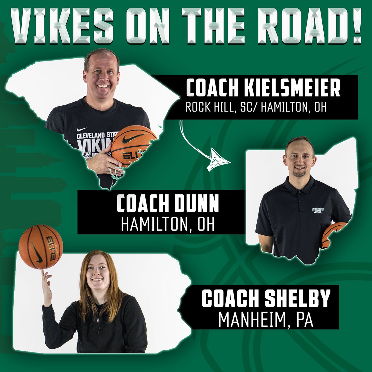 Vikes on the road this weekend! Make sure to keep an eye out for the green and white! 🟢⚪️🏀