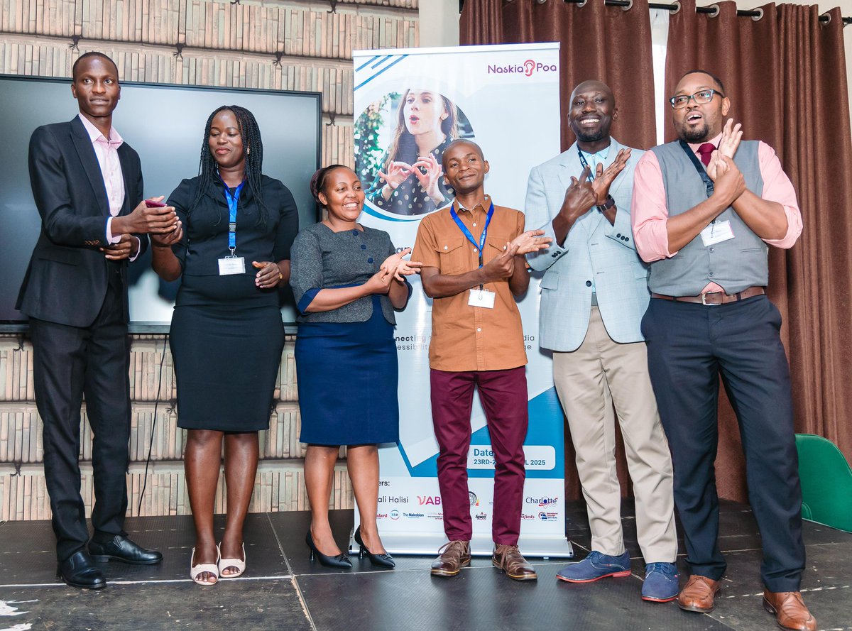 Ug National Association of Sign Lang Interpreters (@unasli_) on Twitter photo The Uganda Sign language interpreters team at the First Africa Media Sign Language interpreters conference.<a href="/ntvuganda/">NTV UGANDA</a> <a href="/ubctvuganda/">UBC UGANDA</a> <a href="/PoliceUg/">Uganda Police Force</a> <a href="/babatvuganda/">Baba TV Uganda</a> <a href="/sparktvuganda/">SPARK TV</a> <a href="/UCC_Official/">UCC</a> The Uganda Sign language interpreters team at the First Africa Media Sign Language interpreters conference.<a href="/ntvuganda/">NTV UGANDA</a> <a href="/ubctvuganda/">UBC UGANDA</a> <a href="/PoliceUg/">Uganda Police Force</a> <a href="/babatvuganda/">Baba TV Uganda</a> <a href="/sparktvuganda/">SPARK TV</a> <a href="/UCC_Official/">UCC</a>