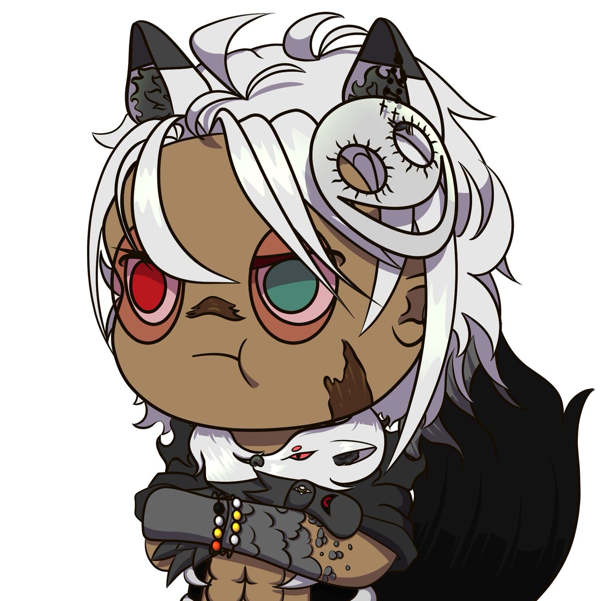 Hello, i'm Ren your Chaotic Dragon demon kitsune, hopefully i can make new frens and hang with peeps &lt;3