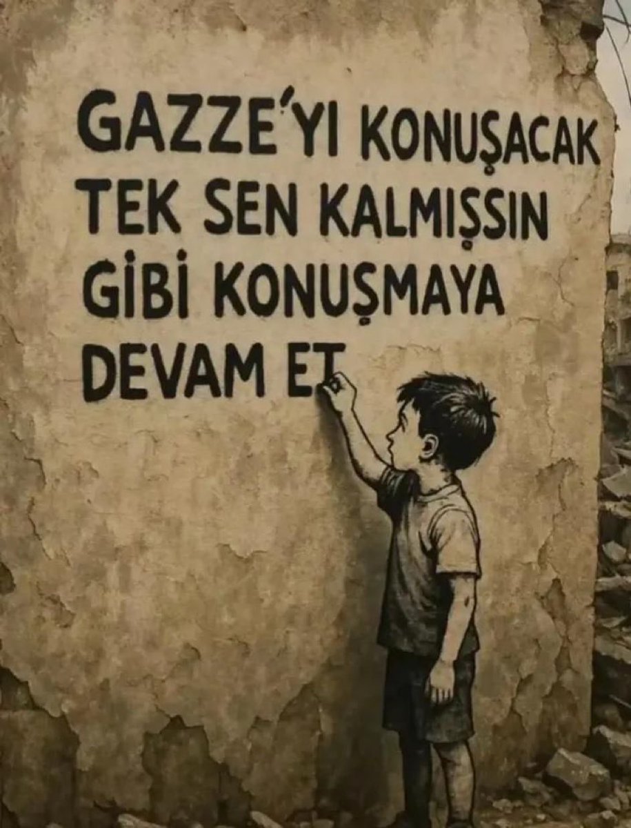 Gazze’den bahseden bir tek ben olamam ya!