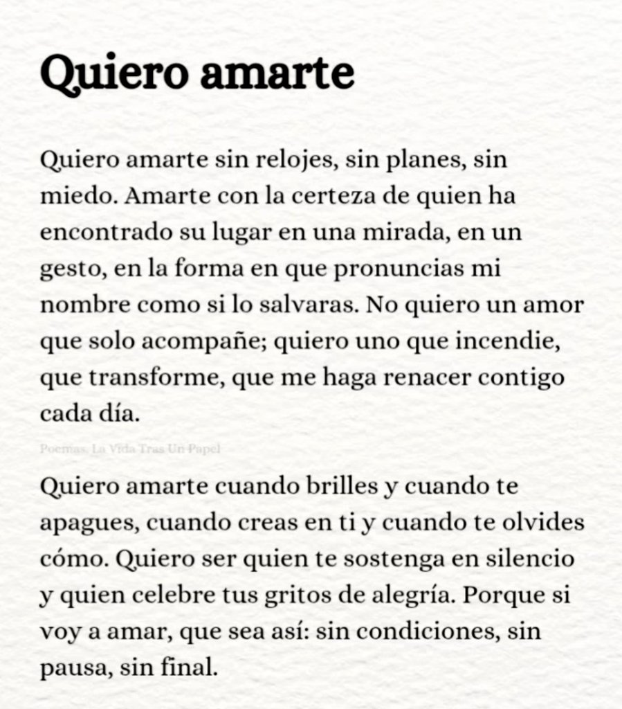 🤍🖤🤍

            Quiero amarte..."

.