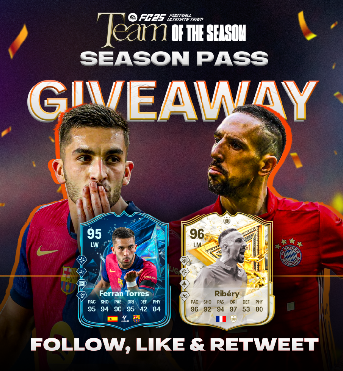 🚨 5x 500K/SEASON PASS COINS GIVEAWAY 🔥

Retweet 🔁 + Like 💙
Must be following me + <a href="/safetycoins/">EAFC Coins 🪙SafetyCoins🪙 Buy & Sell EAFC Coins</a> ✅

Winners announced tomorrow 🫡
