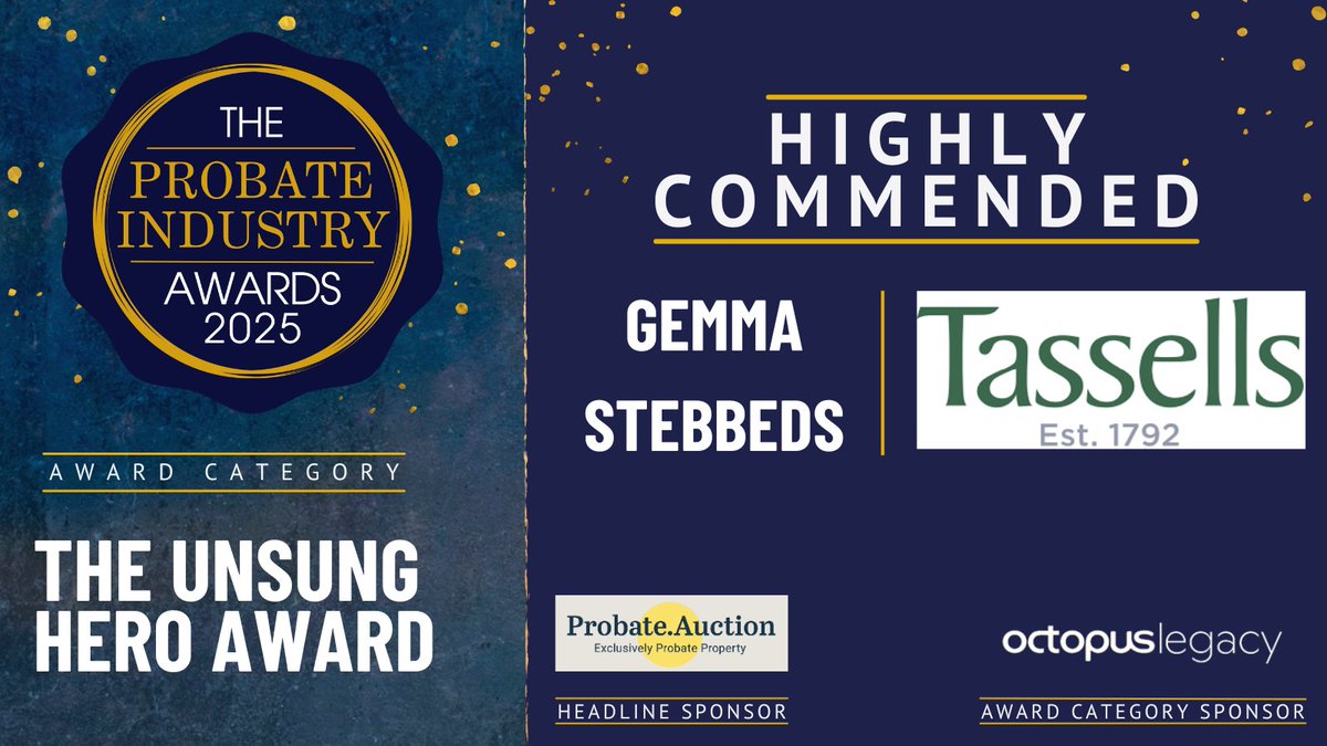 The Probate Industry Awards tweet media