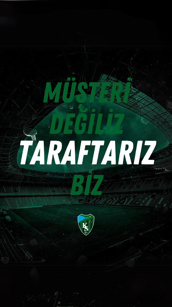 Kocaelispor’un  DNA’larıyla oynamayı bırakın, bilet fiyatlarında düzgün bir politika izleyerek şehri harekete geçirin.
#MüşteriDeğilizTaraftarız