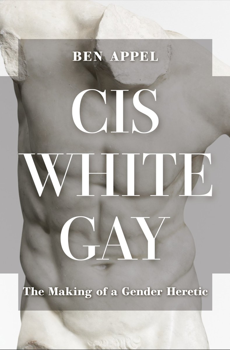benappel's tweet image. IT'S HAPPENING! My book is available for preorder! CIS WHITE GAY: THE MAKING OF A GENDER HERETIC publishes on November 4. Pass it on!
amazon.com/Cis-White-Gay-…