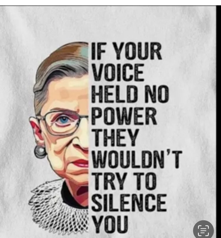 Suzierizzo1's tweet image. I agree with RBG and miss her so much! 💙👊💪