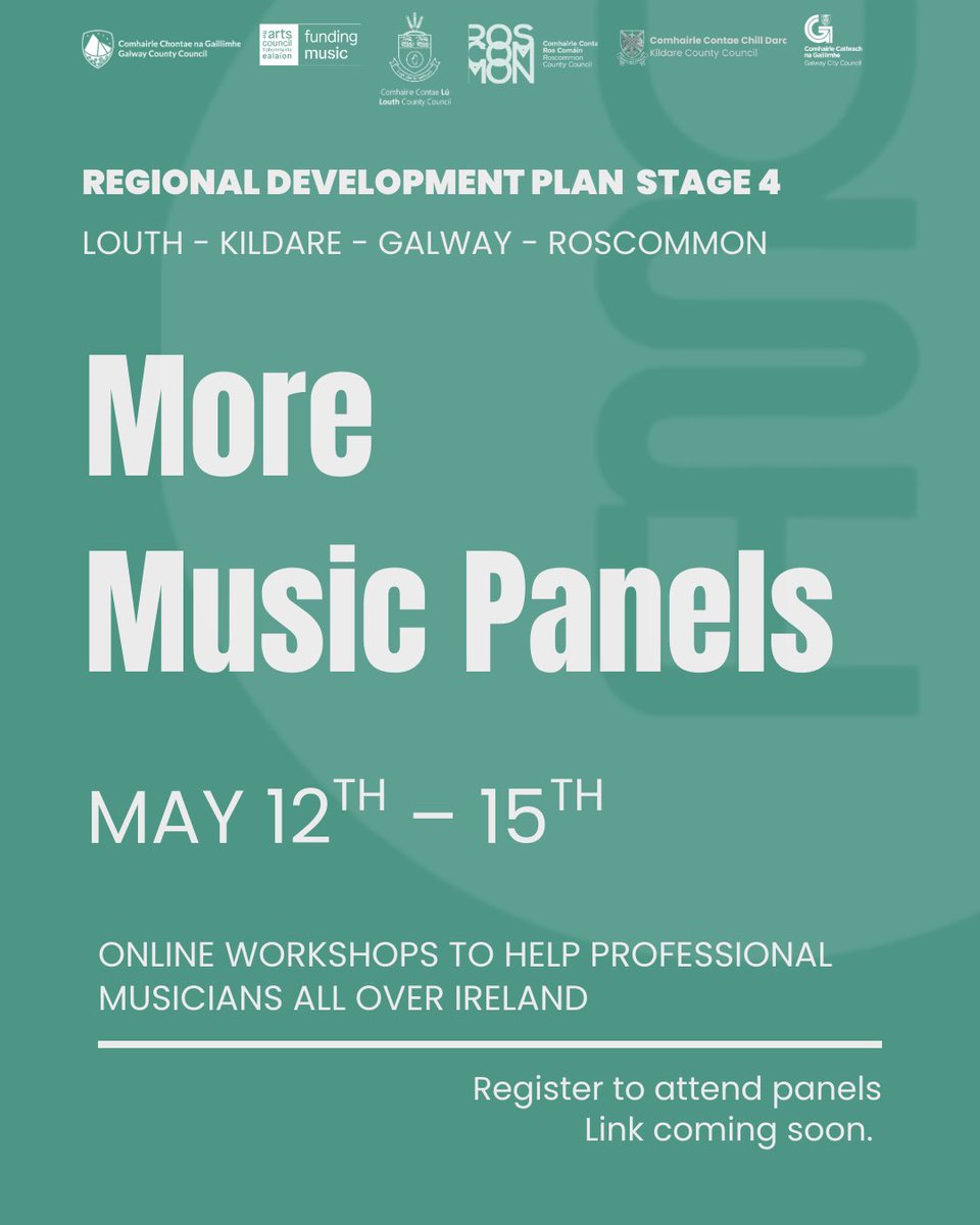 Week 2 of Stage 4 is coming soon! Keep an eye out for details!! 

#musicindustrypanels #musicworkshops