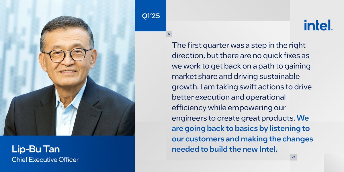 Under CEO Lip-Bu Tan's leadership, Intel is taking steps to drive better execution and operational efficiency, listen to customers and make the changes needed to build the new Intel. 

Learn more: intel.ly/3RATShY