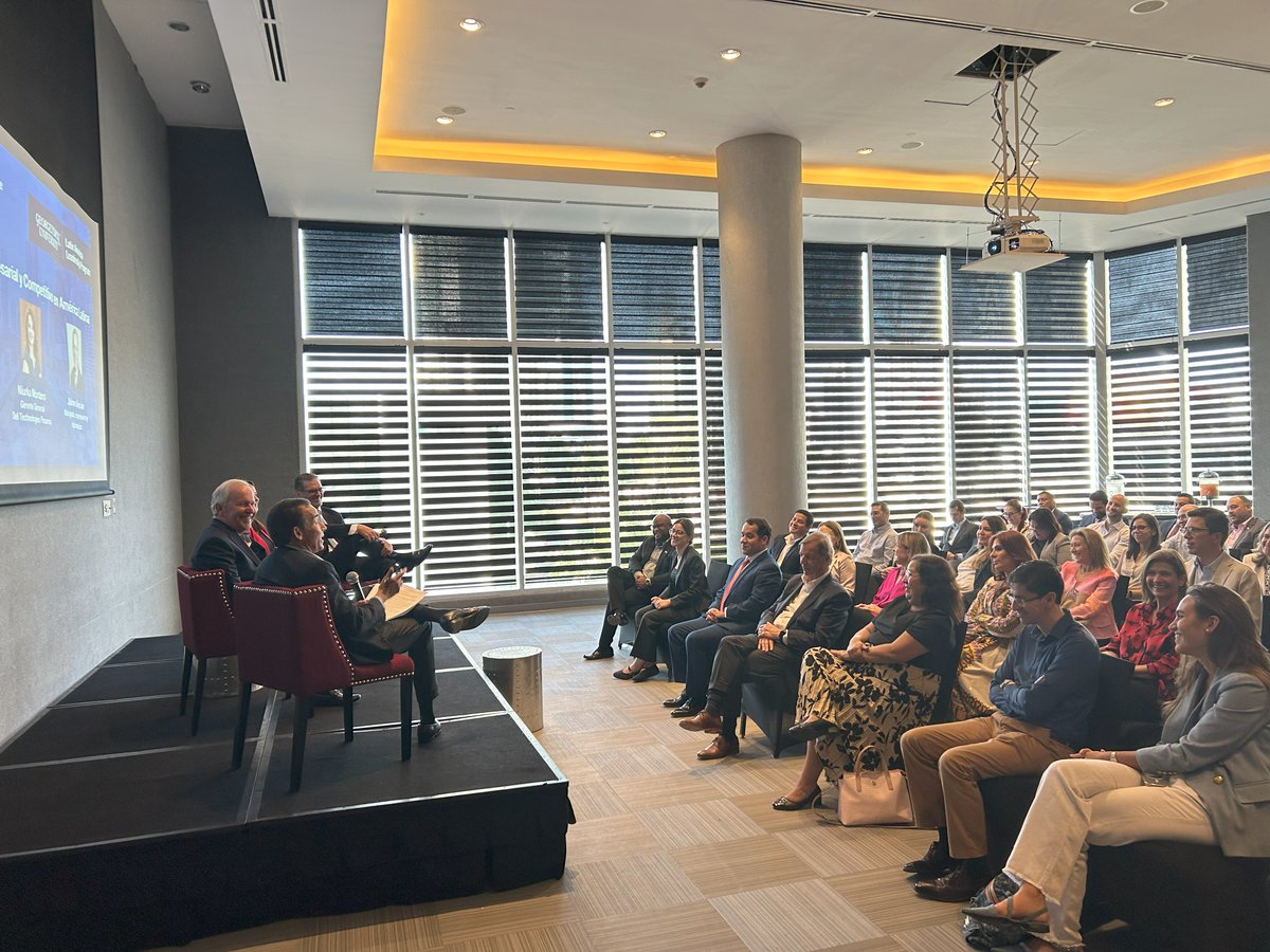 GeorgetownLatAm's tweet image. We’ve officially kicked off the 2nd edition of #GBEL 2025—in #Panama City! Day one brought business executives from 12 countries to a powerful start with dynamic sessions and a business panel.
#GlobalBusiness #Leadership #LALP #Impact #LatinAmerica #ExecutiveEducation