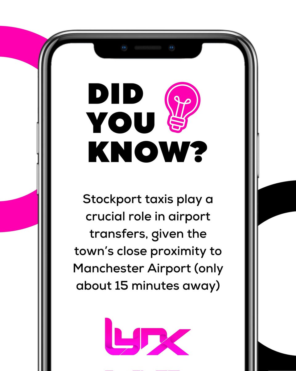 Heading to the airport? ✈️
Did you know Stockport’s only about 15 mins from Manchester Airport? 
That’s why local taxis are the real MVPs for stress-free transfers.
Why wrestle with parking when you can ride in comfort? 🚖

Tag someone who’s always late for their flight 👇