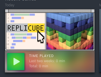 RafaLagoon's tweet image. Tomorrow at 12:30CEST, live on Twitch, we're going to play...

RepliCUBE!

#gamedev #madewithgodot #godotengine