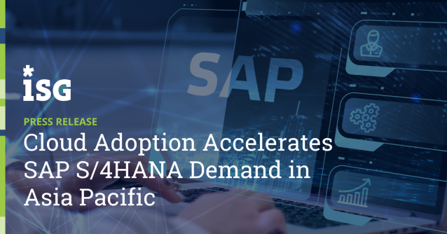 segel_bill's tweet photo. An ISG Provider Lens™ SAP report says Asia Pacific is becoming a growth market for SAP, with many companies building completely new SAP implementations on S/4HANA as part of larger digital transformations. https://t.co/BAatpTd9bI https://t.co/Q6wvNcg4ah