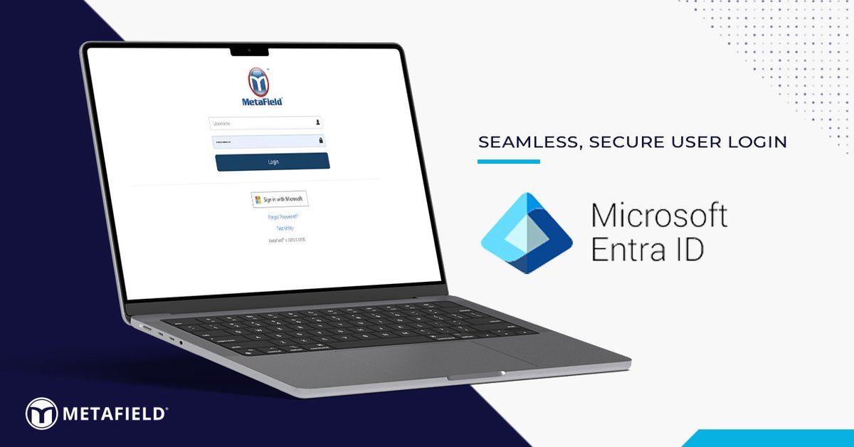 🚨 Big news: MetaField now supports SSO with Microsoft Entra ID!

🔐 One login
🛠 Centralized user access
🛡️ Enhanced security
⚡️ Faster access to MetaField

Simpler logins. Stronger protection. Smoother workflows.
Let’s get you set up → hubs.ly/Q03jJtLL0