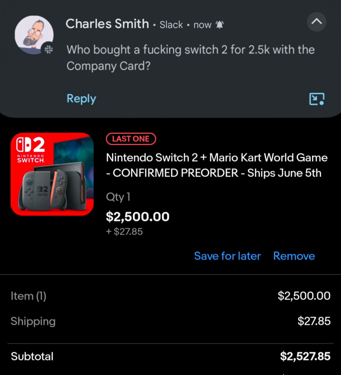 I don't think I pre-ordered correctly