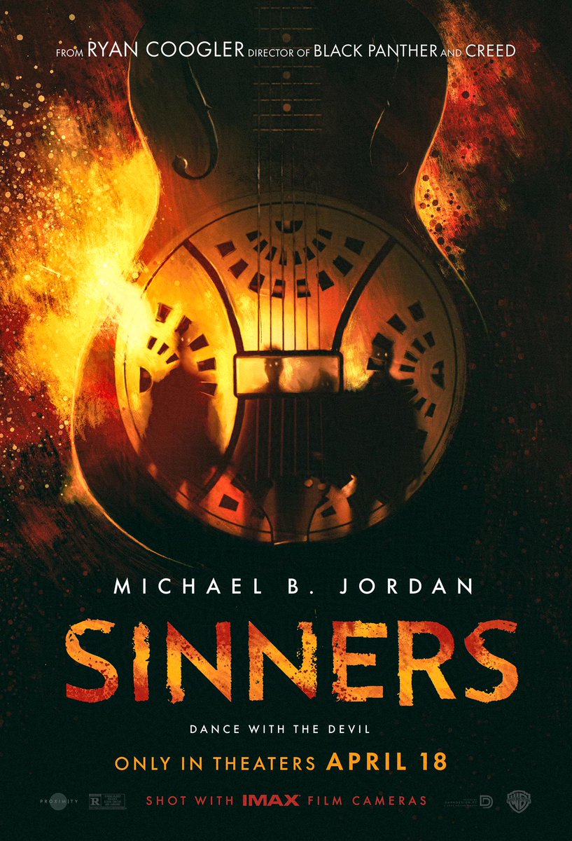 My fan poster for Ryan Coogler's "SINNERS". I cannot wait to watch this film. #SinnersMovie #posterdesign