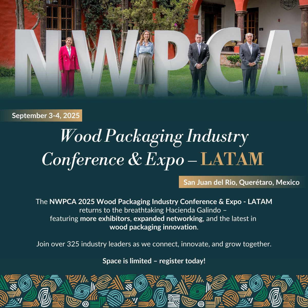 Wood Packaging Industry Conference &amp; Expo – LATAM.
 Registration is now open! Learn more and register: palletcentral.com/page/Conferenc…