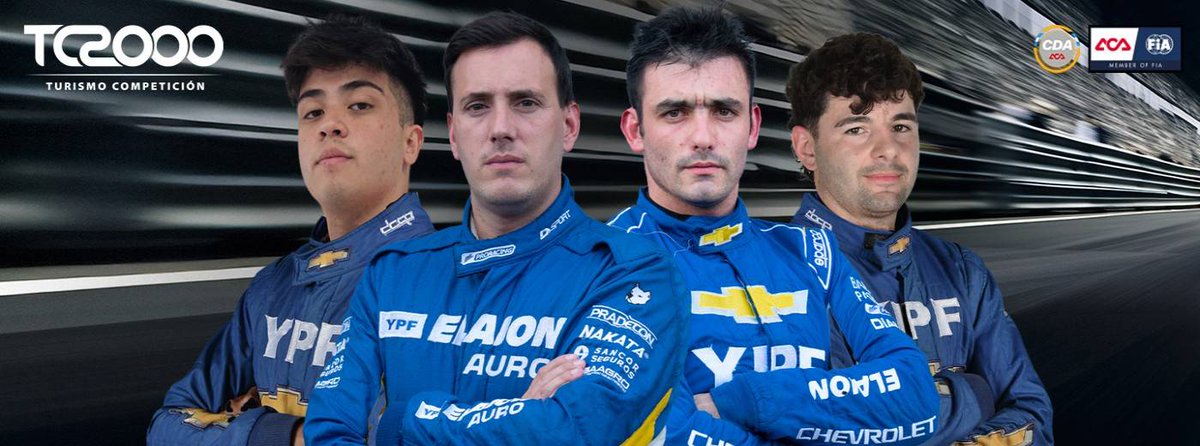 Franco Vivian #57 (Tracker)
Facundo Aldrighetti #83 (Tracker)
Ulises Campillay #111 (Cruze)
Franco Morillo #64 (Cruze)

Así se alinea el equipo <a href="/EquipoProracing/">YPF ELAION AURO PRORACING</a> para la temporada 2025 del #TC2000 👏🏻🔥