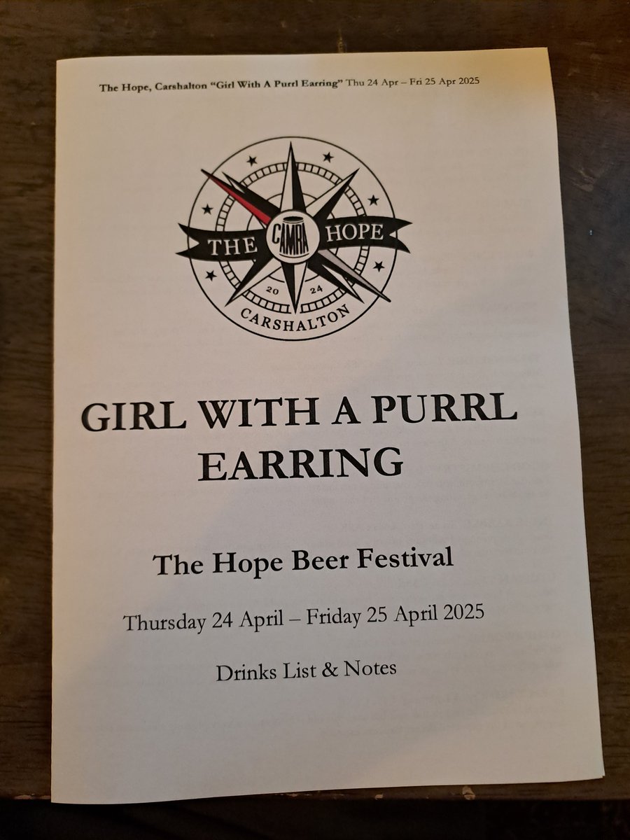 A wonderful 4 hours spent <a href="/pubcathope/">Pubcat @ The Hope, Carshalton</a> at their beer festival with <a href="/lolly_gray_/">LorraineGray</a> highlights were Utopian CF321, Verdant all of this may be untrue, Marble Doctor Dee and De Struise Black Albert.