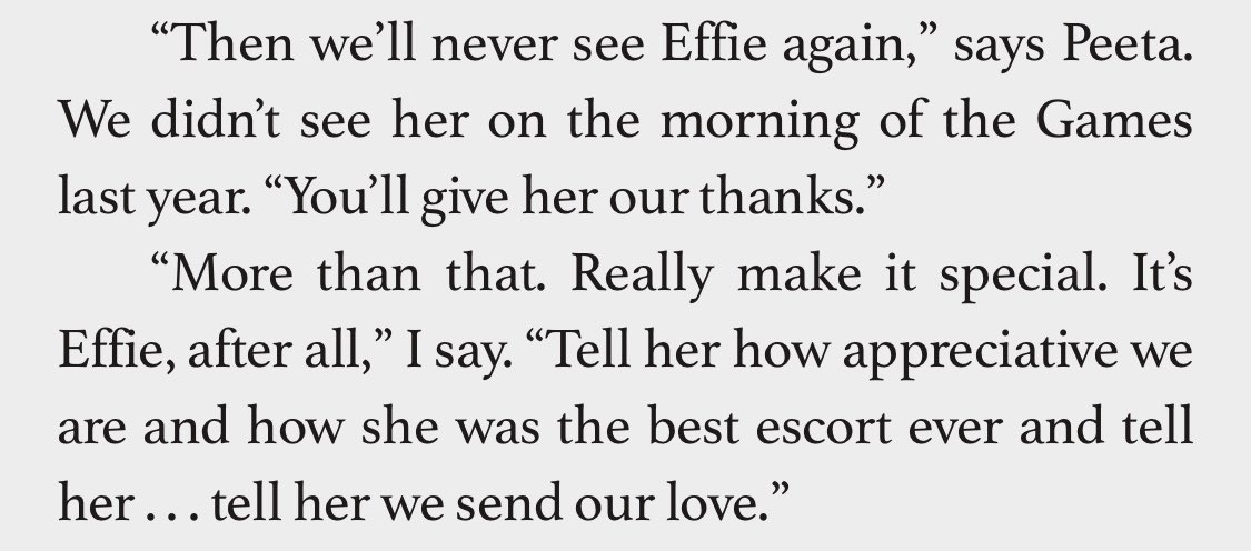 effie trinket you are so loved 💜
