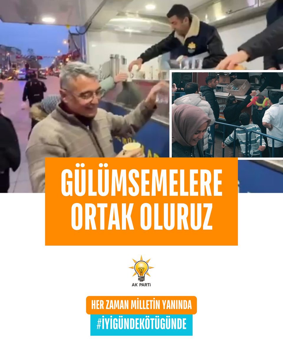 yyaseminozdemir's tweet photo. Deprem oldu, herkes kendini sokağa attı…

İşte tam o anlarda, AK Parti yine oradaydı. Sıcak bir çorba, bir bardak çay…
İnsan neye iyi gelir bilmez bazen ama yanında bir el, bir omuz olsun ister ya…
AK Parti o eli uzattı.

#İyiGündeKötüGünde 
@Akparti https://t.co/VWHlyFcDGb