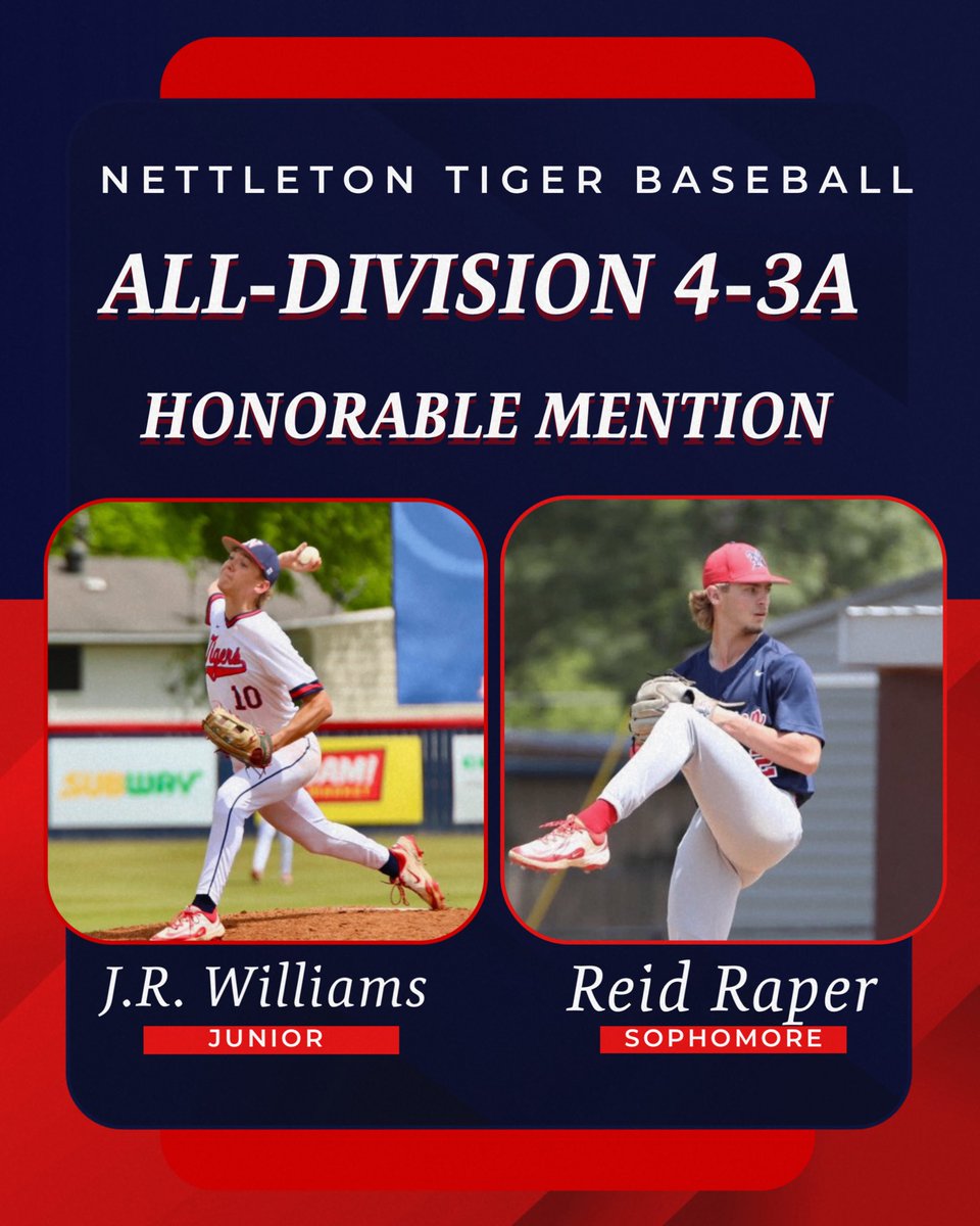 Congratulations to our Honorable Mention All-Division 4-3A selections!