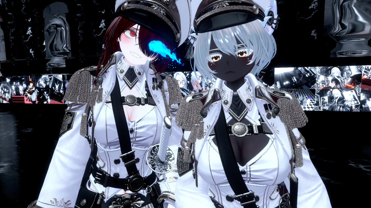 集会だけ参加して落ちる予定だったけど
Xでしか繋がってなかった人に挨拶しておこうと思いログアウト前に340ワルキューレの方にも少しだけ顔出し
お話し中で声をかけられなかった方もいたのでまた別の機会で！