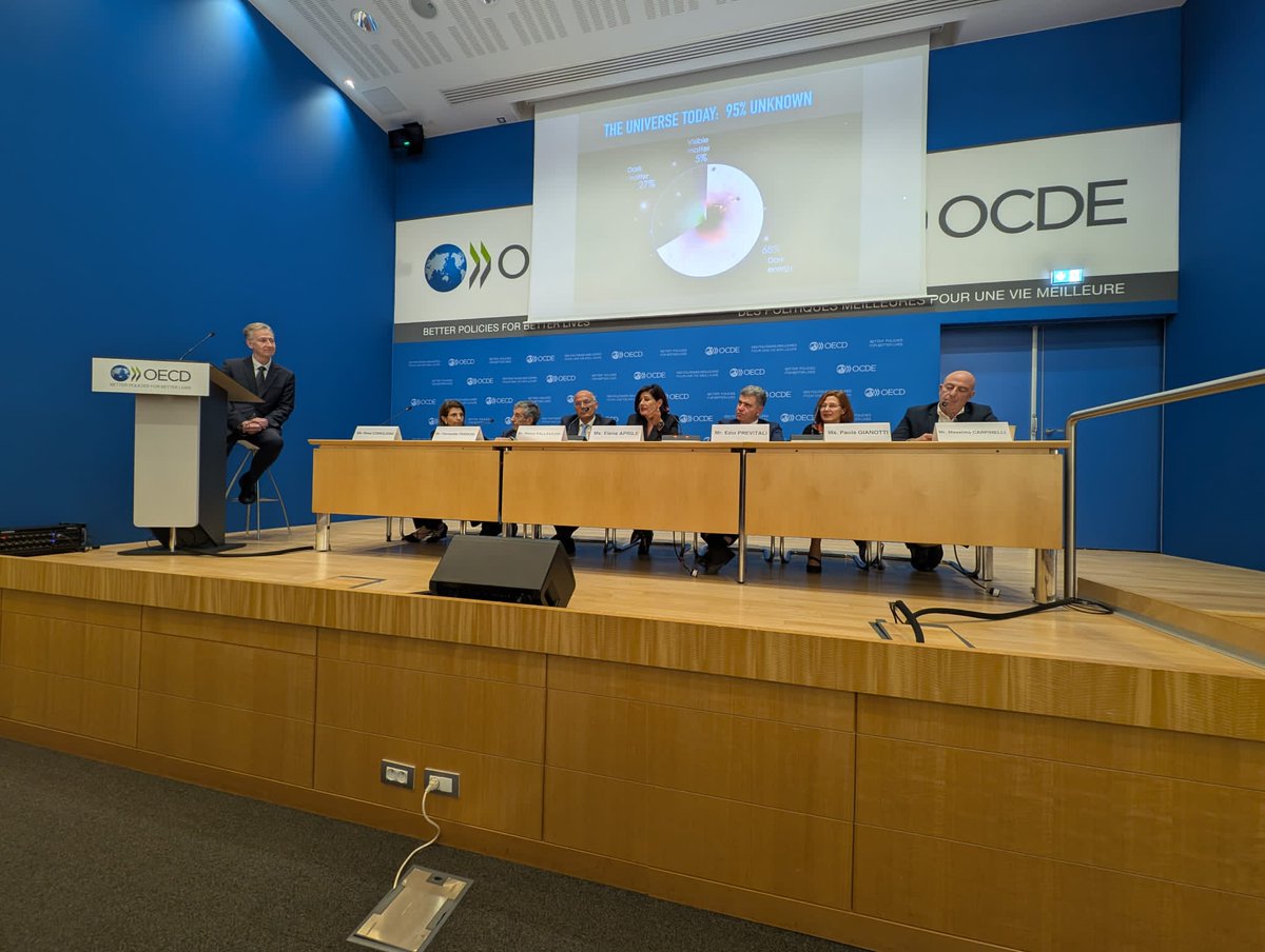 🔬🇮🇹 Si è tenuto oggi in <a href="/OECD/">OECD ➡️ Better Policies for Better Lives</a> oggi il primo degli eventi organizzato da <a href="/ItalyatOECD_ESA/">Italy at OECD-ESA</a> in occasione della Giornata della Ricerca Italiana nel Mondo promossa da <a href="/ItalyMFA/">Farnesina 🇮🇹</a>.

In una tavola rotonda dedicata alle grandi infrastrutture di ricerca italiane nel campo della fisica
