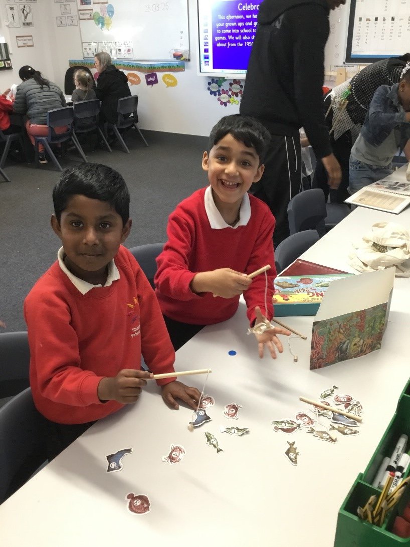 Before the holidays Year 1 children celebrated 'Children's Day' in their classrooms. Parents came in and we played both old and new games together. We even had the sunshine too! What a great afternoon.