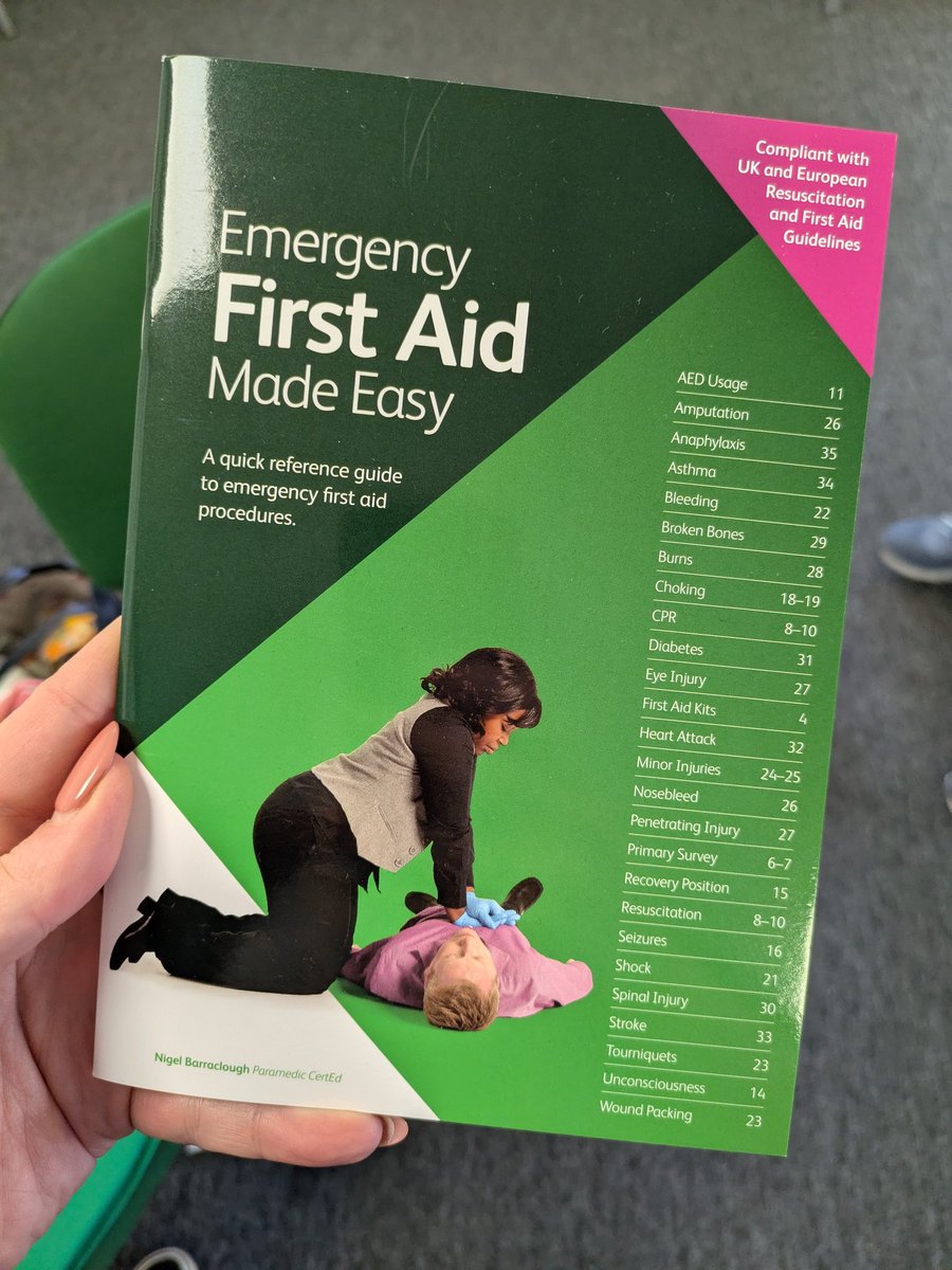 Completed refresher first aid training today with <a href="/Touchstone_Spt/">Touchstone</a> colleagues ⛑️