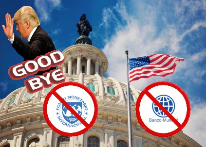 ReinaldoAlons13's tweet photo. El #Presidente @realDonaldTrump evalúa #retirar a su país del #FMI y el #BancoMundial lo cual podría conllevar una grave #crisis de liquidez para ambas #instituciones financieras, cuyos #fondos dependen en gran medida de las #contribuciones de #EEUU 🇺🇸💵
https://t.co/d4iGAiybmo https://t.co/tqzazXfKAP