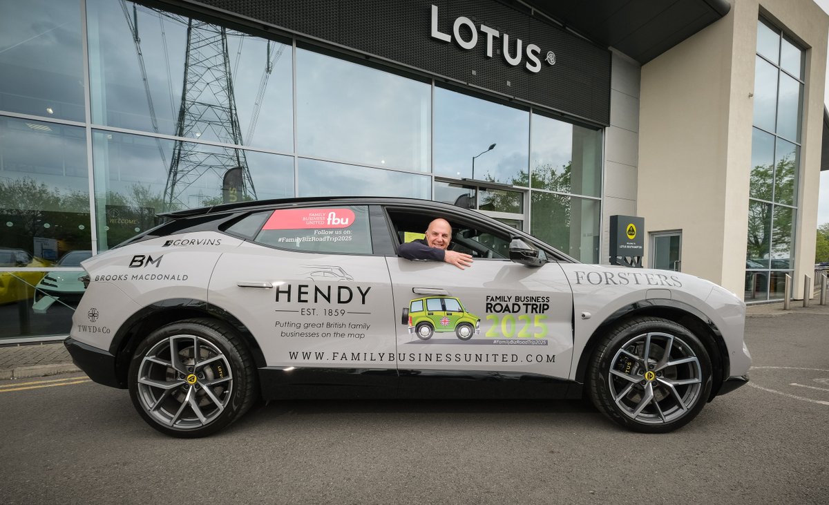 We are all set to go on the #FamilyBizRoadTrip2025 courtesy of our fabulous Lotus Eletre car supplied by <a href="/HendyGroup/">Hendy Group</a>  Keep your eyes peeled as we tour England showcasing the family business sector!   wix.to/loIBj2q  #FamilyBusinessMatters