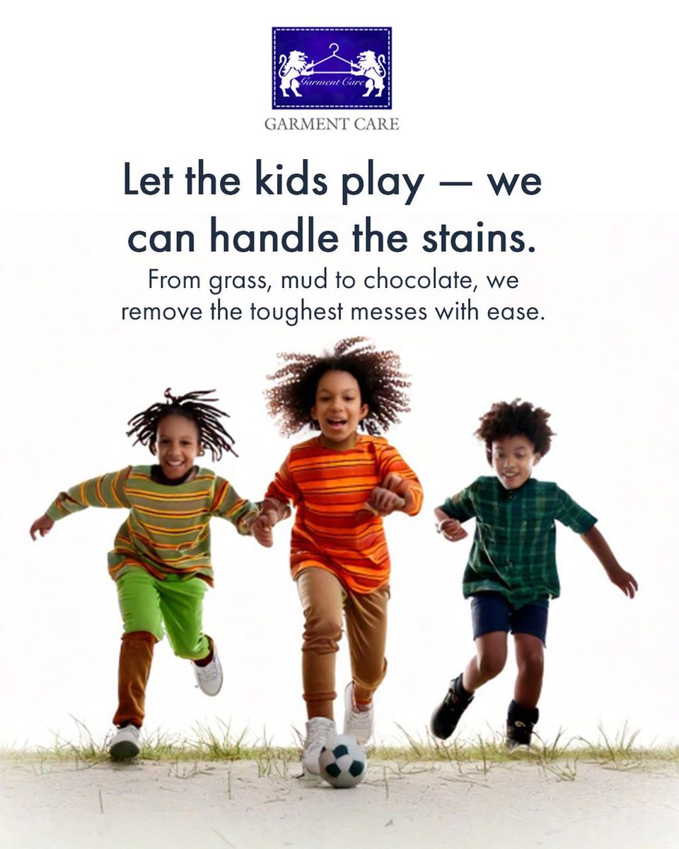 Kids will be kids and stains are a part of the fun! From grass to paint, juice to chocolate, the toughest stains always seem to end up on their clothes. But no worries, we are here to handle it all, no stress, no struggle.

So go ahead, let the kids play freely