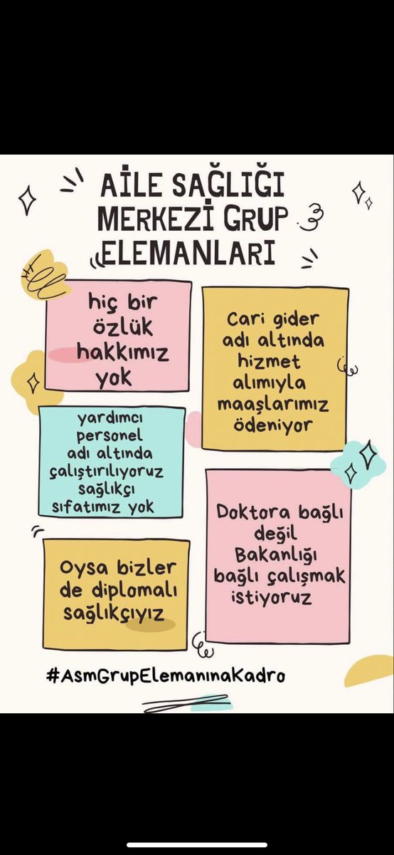 <a href="/asmgruplandirma/">Aile Sağlığı Merkezi Grup Elemanları Derneği</a> <a href="/saglikbakanligi/">T.C. Sağlık Bakanlığı</a> <a href="/drmemisoglu/">Prof. Dr. Kemal Memişoğlu</a> Aile sağlığı merkezi grup elemanlarının verdikleri emekler göz ardı edilmemeli daha iyi koşullar daha iyi hizmet demektir

#GrupElemanıÖzlükHakkı <a href="/ersoyakif1/">Mehmet Akif ERSOY</a>