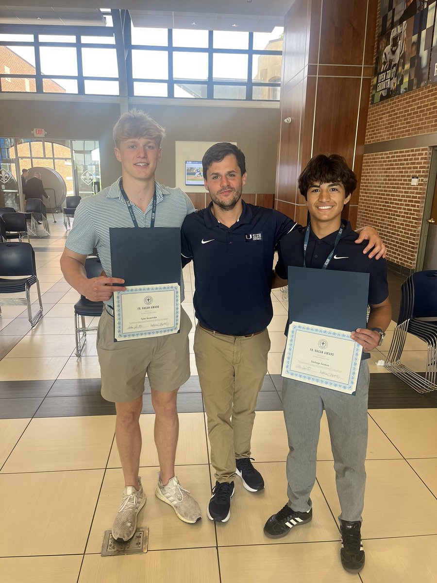 Coach Adam Cruz (@coachadamcruz1) on Twitter photo Great representation for <a href="/SLUHfootball/">SLUH Football</a> at today's Awards Assembly! Congrats to Senior Captains <a href="/_JohnKruse/">John Kruse</a> (Hinck-Hereford Senior class Scholar Athlete) and <a href="/LandonPace9/">Landon Pace</a> (Principal Leadership Award) and freshmen <a href="/TKozminske/">Tyler Kozminske</a> and <a href="/santiguzman24/">Santi Guzman</a> (Fr. Hagan Award)! #UpholdTheStandard Great representation for <a href="/SLUHfootball/">SLUH Football</a> at today's Awards Assembly! Congrats to Senior Captains <a href="/_JohnKruse/">John Kruse</a> (Hinck-Hereford Senior class Scholar Athlete) and <a href="/LandonPace9/">Landon Pace</a> (Principal Leadership Award) and freshmen <a href="/TKozminske/">Tyler Kozminske</a> and <a href="/santiguzman24/">Santi Guzman</a> (Fr. Hagan Award)! #UpholdTheStandard