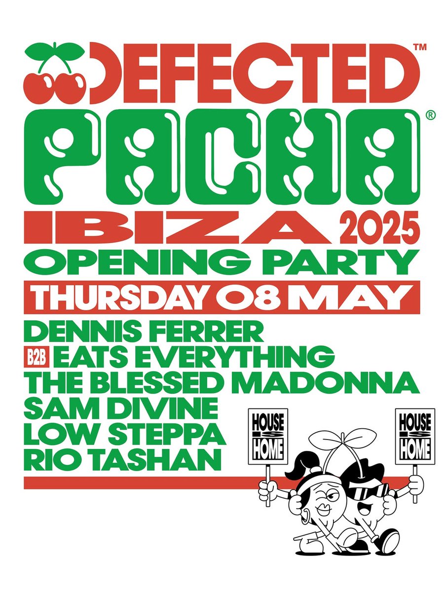 Defected Records (@defectedrecords) on Twitter photo Exactly 2️⃣ weeks to go until we open the doors 📷
<a href="/dennisferrer/">Dennis Ferrer</a>
<a href="/eats_everything/">TwEats Everything</a>
Blessed Madonna
<a href="/samdivine/">▼ Sam Divine ▼</a>
<a href="/Lowsteppa/">LOW STEPPA</a>
<a href="/RioTashanDJ/">Rio Tashan</a>
defected.lnk.to/DefectedPacha2… Exactly 2️⃣ weeks to go until we open the doors 📷
<a href="/dennisferrer/">Dennis Ferrer</a>
<a href="/eats_everything/">TwEats Everything</a>
Blessed Madonna
<a href="/samdivine/">▼ Sam Divine ▼</a>
<a href="/Lowsteppa/">LOW STEPPA</a>
<a href="/RioTashanDJ/">Rio Tashan</a>
defected.lnk.to/DefectedPacha2…
