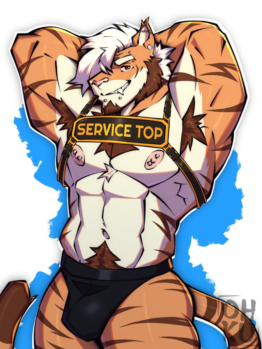 you guys like my harness? 🥰🧡

🎨🖌️ alt of a comm I got by @/ohkuart :3c