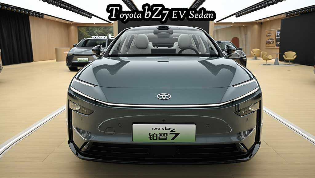 DigifactNow's tweet photo. Toyota unveils the sleek bZ7 EV sedan—exclusively for China! 🚗⚡ With a luxurious design and over 5m length, it rivals the Lexus ES. Check out the details on this flagship EV launching in 2026: https://t.co/szBfycWoSZ 
#Toyota #bZ7 #electricvehicle #digifactnow https://t.co/bAWVUNXrBa