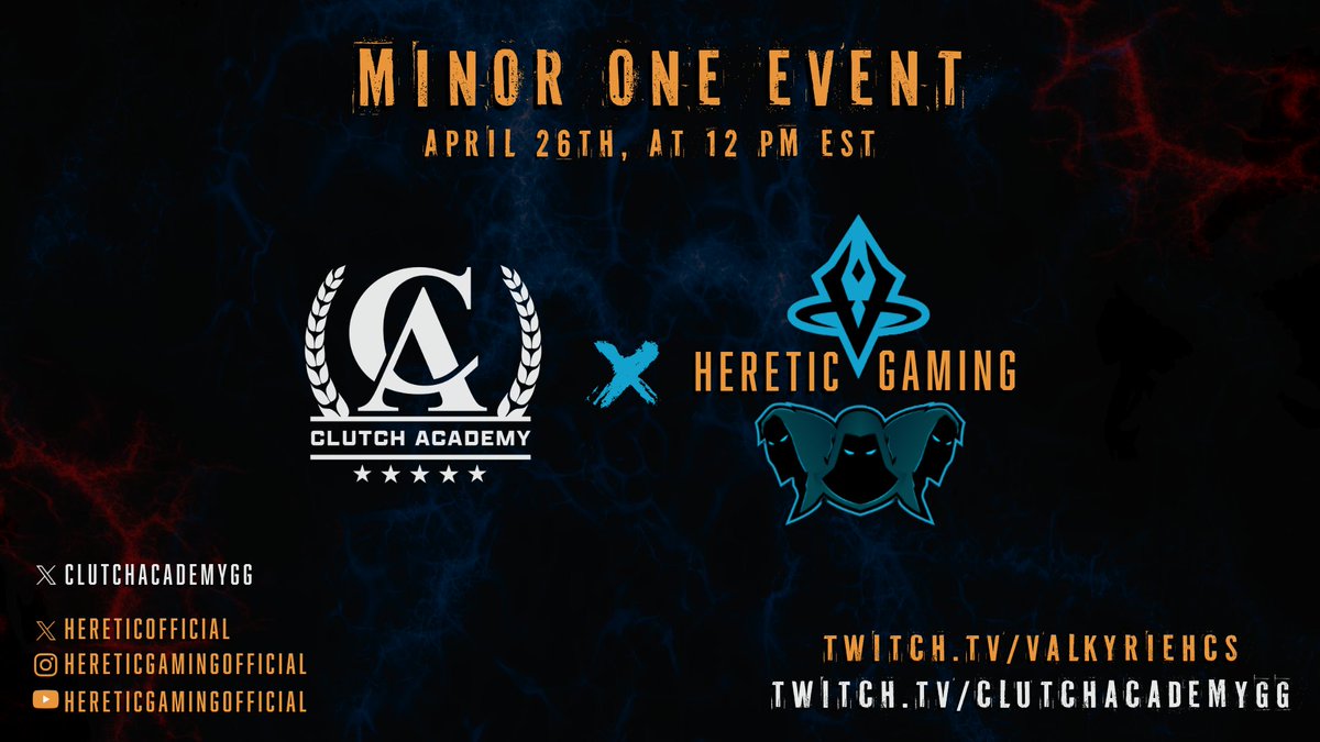 Super stoked to be partnering up with <a href="/ClutchAcademyGG/">ClutCh Academy</a> in hosting our First Minor event of the season for Destiny 2. 

22 Teams and 22 Captains got to draft their teammates and will compete for $500 this Saturday at 12 PM EST!