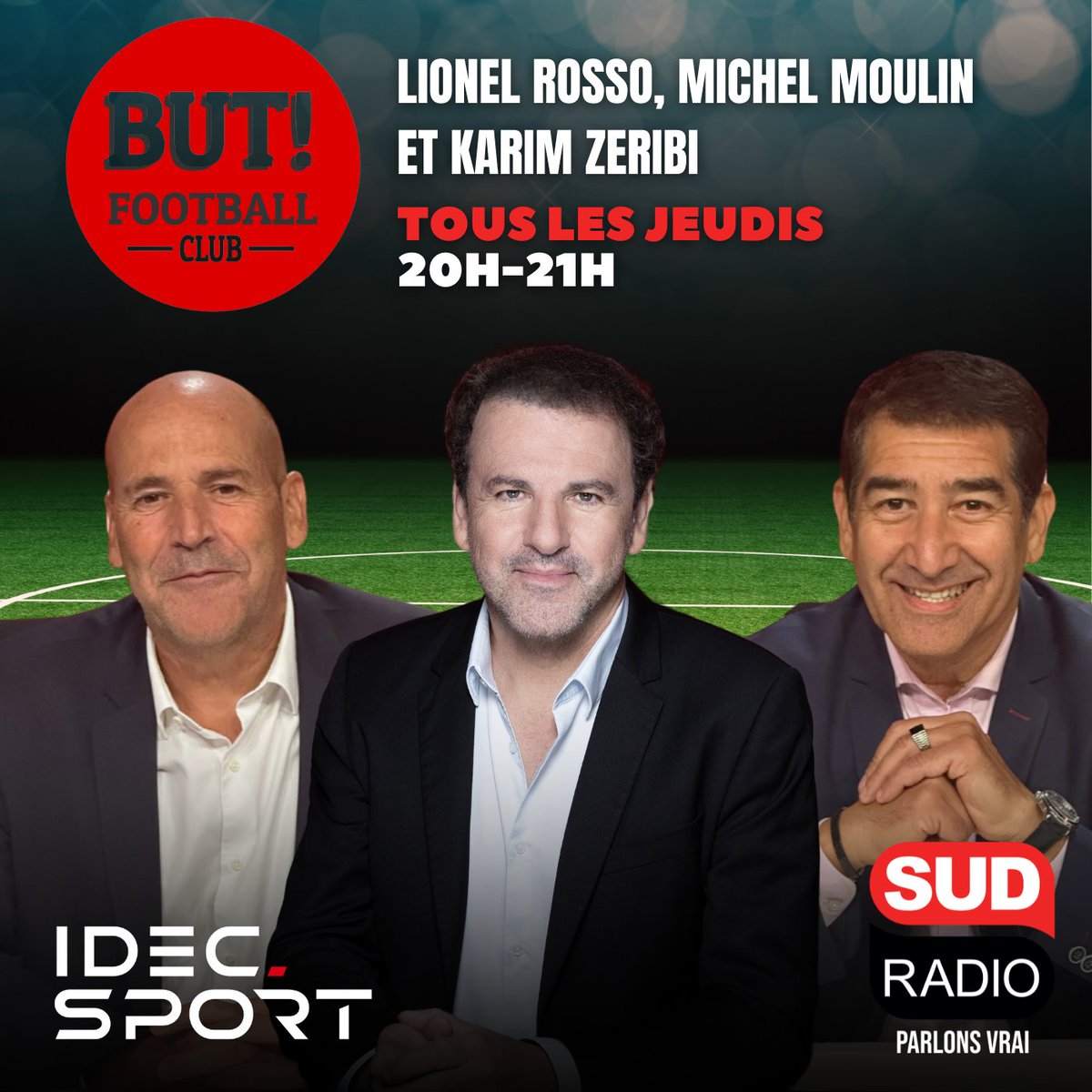 ⚽️ Ce soir retrouvez le #ButFootballClub ! Avec <a href="/lionelrosso/">Lionel Rosso</a>, <a href="/Michel__Moulin/">Michel Moulin</a> et <a href="/KarimZeribi/">Karim Zeribi</a> 

➡️ Ligue 1: Pourquoi les supporters sont devenus ultra violents ?

🤝 En partenariat avec <a href="/idecsport/">IDEC SPORT</a> 

📻 Rendez-vous à 20h sur Sudradio.fr